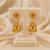 Gold Plated Traditional Jhumka Earrings for Women sku 1533