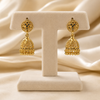 South Heritage Gold Plated Anti-Tarnish Jhumkas sku 1532