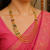 “Premium Gold Plated Multi Layer Temple Design Necklace with Red & Green Beads – Bridal & Party Wear” sku 601