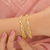 Traditional Designer Gold Plated Bangles Sku 1001