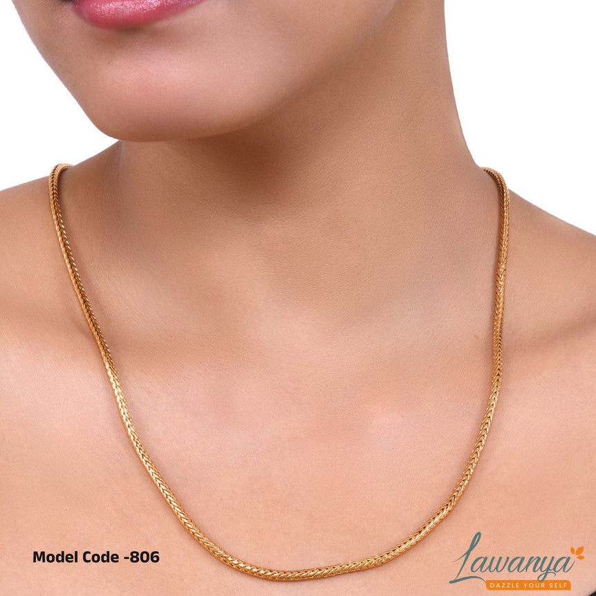 24 Inches SP Kodi Chain - One Gram Gold Plated