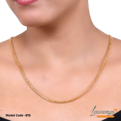 24 Inches One Gram Plated - Real Gold Model Chain
